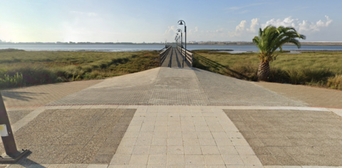 Zona cercana al lugar de la aparición del cadáver.