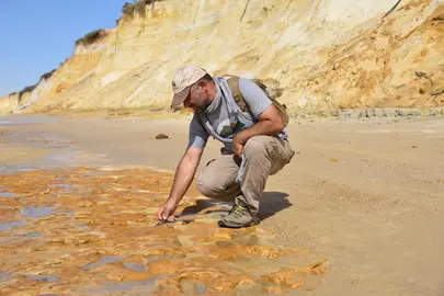 José María Galán, único rastreador de España.