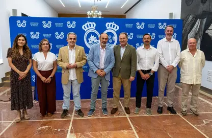 Visita del nuevo rector y su equipo a la Diputación.