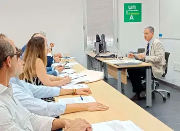 Eugenio Frías, de la Audiencia Nnal, en CV peritación en La Rábida