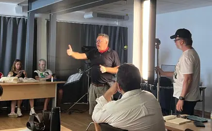 Cortometrajes en la UNIA.