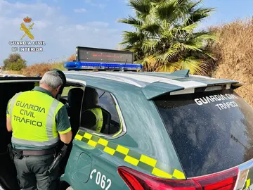 Un vehículo de la Guardia Civil.