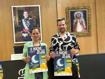 Momento de la presentación del evento en el Ayuntamiento de Isla Cristina.