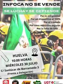 Manifestación por la situación del Plan Infoca.