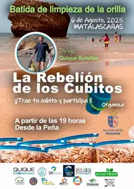 Imagen del cartel para la recogida de basura en Matalascañas.