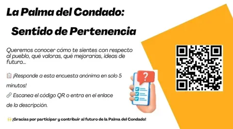 Encuesta para los ciudadanos/as de La Palma del Condado. / Fotografía: Ayuntamiento de La Palma del Condado.