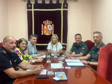 Reunión de la subdelegación del Gobierno con el Ayuntamiento de Lepe / Fotografía: Ayuntamiento de Lepe.