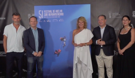 Imagen de la presentación oficial del cartel del festival de cine.