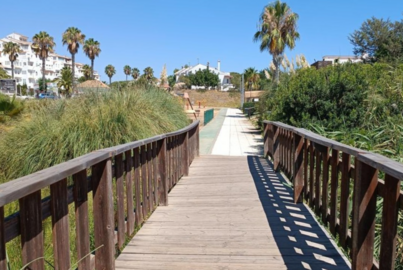 Puente que permanecerá cerrado temporalmente / Fotografía: Ayuntamiento de Cartaya.