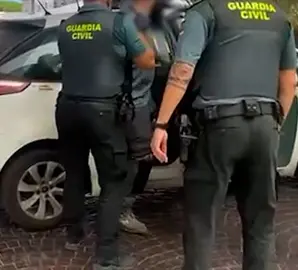El detenido pasa a disposición judicial / Fotografía: Guardia Civil