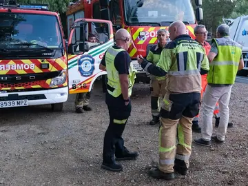 Incendio en Los Romeros / Fotografia: Diputación Provincial de Huelva
