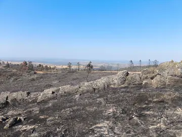 Incendio en Aroche / Fotografía: Diputación de Huelva