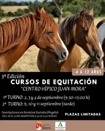 Cursos de equitación en Beas para menores / Fotografía: Ayuntamiento de Beas.