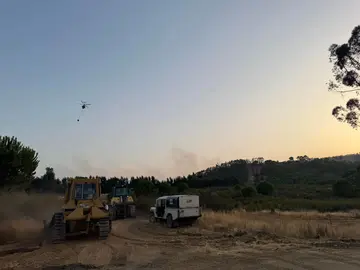 Incendio en Aroche / Fotografía: Ayuntamiento de Aroche