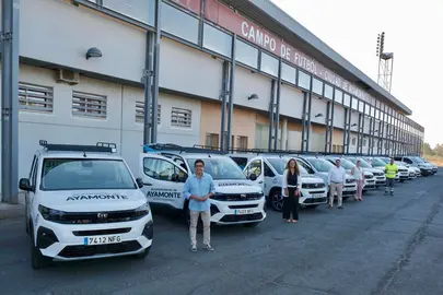 Nueva flota de vehículos de Ayamonte / Fotografía: Ayuntamiento de Ayamonte