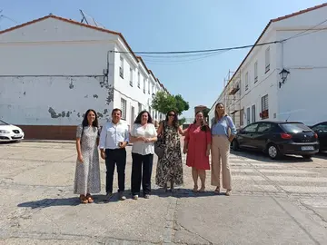 Visita de José Manuel Borrero a Cortegana / Fotografía: Junta de Andalucía.