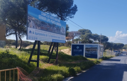 Proyecto en Pinos del Mar. / Fotografía: PSOE de Huelva.