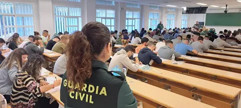 Pruebas de acceso a la Guardia Civil / Fotografía: Guardia Civil.
