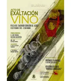 Cartel de la Exaltación del Vino de Bollullos.