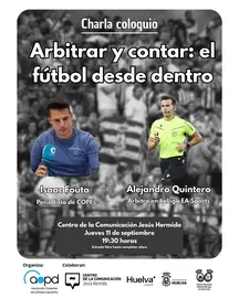 Cartel de la charla.