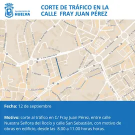 Corte al tráfico.