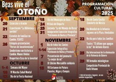 Programa de otoño en Beas.