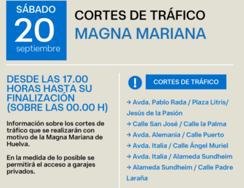 Cortes de tráfico por la Magna Mariana.