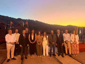 150 aniversario del Ferrocarril minero. / Fotografía: Ayuntamiento de Minas de Riotinto.