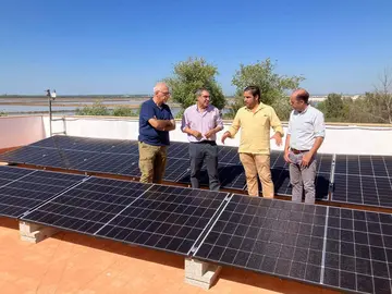 Energía fotovoltaica en Marismas del Odiel.