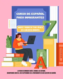 Curso de español para inmigrantes en San Silvestre.