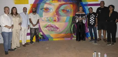 Alejandro Cristino gana el concurso de murales de la II Muestra de Arte Urbano de Huelva