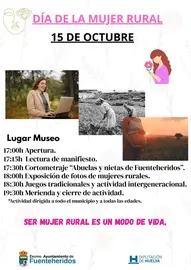 Jornadas de la Mujer rural en Fuenteheridos. .
