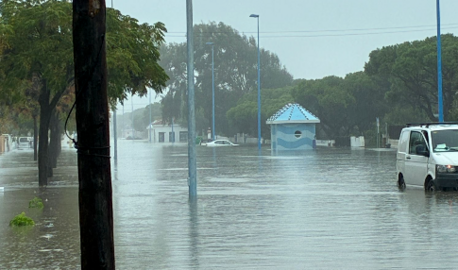 Inundaciones en Mazagón