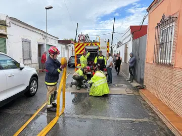 Incidencias por las inundaciones en Huelva capital