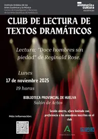 Club de lectura de textos dramáticos.