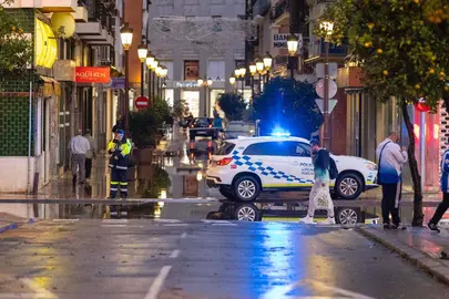 Inundaciones en Huelva tras el paso de la borrasca Claudia.