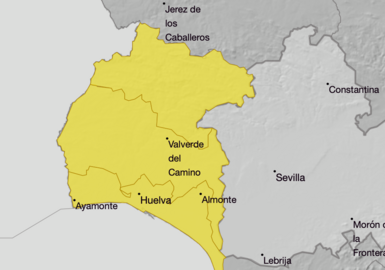 Aviso amarillo por lluvias en toda la provincia.