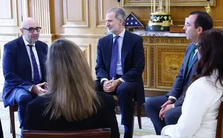 El Rey Felipe VI en una reunión reciente.