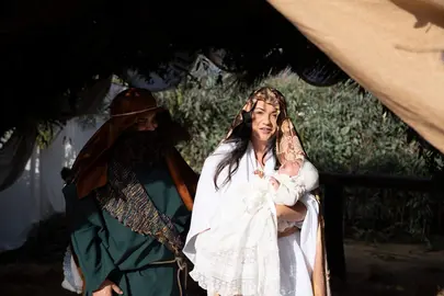 Bel&eacute;n viviente de El Roc&iacute;o.