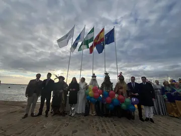 Llegada de los Reyes Magos a Huelva.