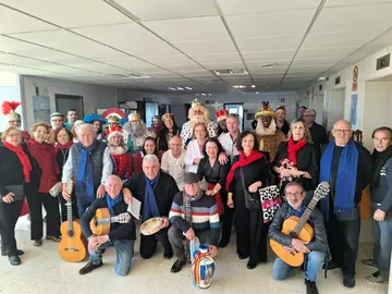 Visita de los Reyes Magos al Hospital Infanta Elena