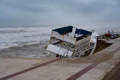 Paso de la borrasca Francis por Matalasca&ntilde;as. / Fotograf&iacute;a: Ayuntamiento de Almonte.