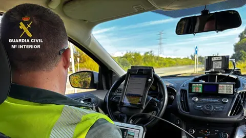 Imagen de un control de la Guardia Civil.