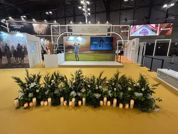 Stand de Huelva en Fitur.