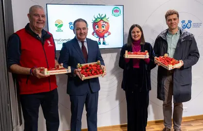 Campa&ntilde;a Yo como fresas de Huelva.