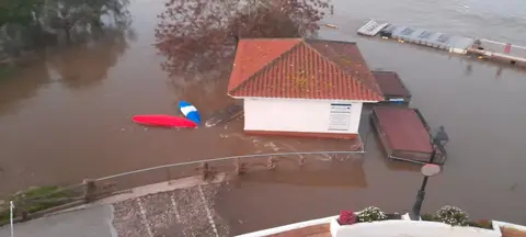 Im&aacute;genes del Guadiana a su paso por Sanl&uacute;car.