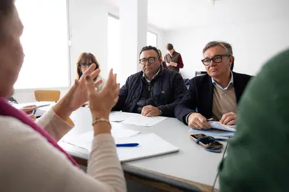 Reuni&oacute;n de Vox con la Asociaci&oacute;n de propietarios.