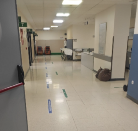 Consultas vac&iacute;as por la huelga.