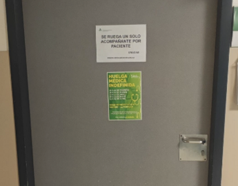 Consultas vac&iacute;as por la huelga.