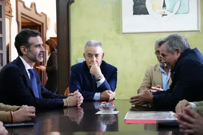 Fern&aacute;ndez Pacheco junto a Francisco Bella.